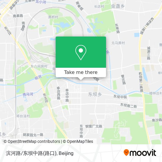 滨河路/东坝中路(路口) map