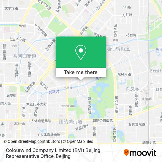 Colourwind Company Limited (BVI) Beijing Representative Office map