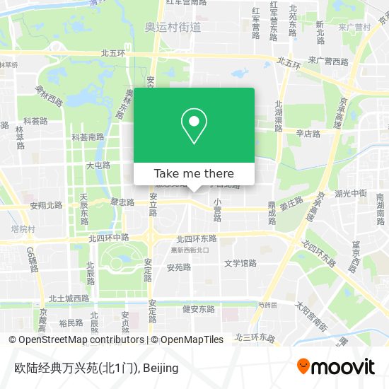 欧陆经典万兴苑(北1门) map