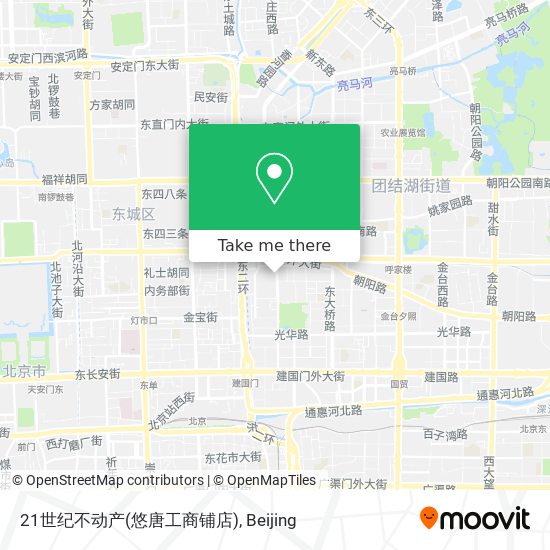21世纪不动产(悠唐工商铺店) map