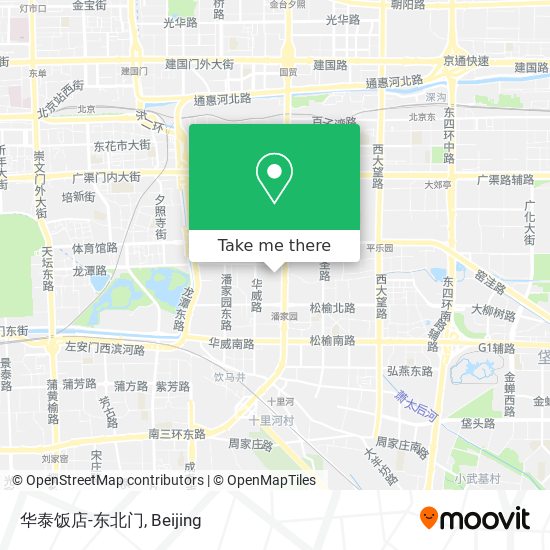 华泰饭店-东北门 map