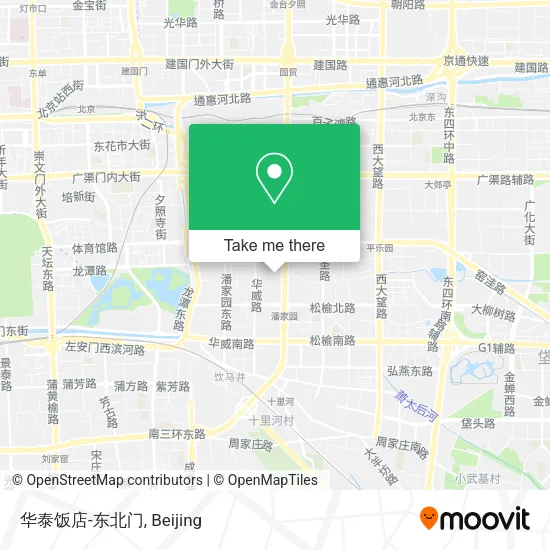 华泰饭店-东北门 map