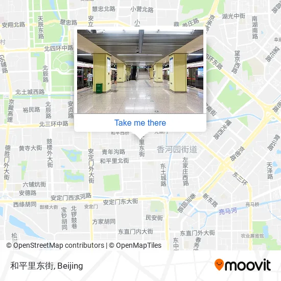 和平里东街 map