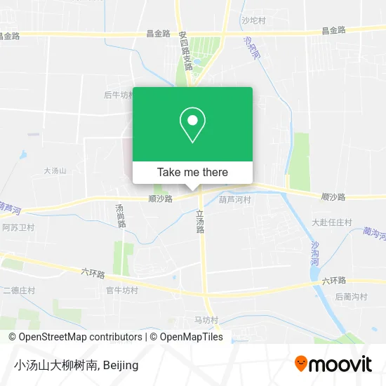 小汤山大柳树南 map