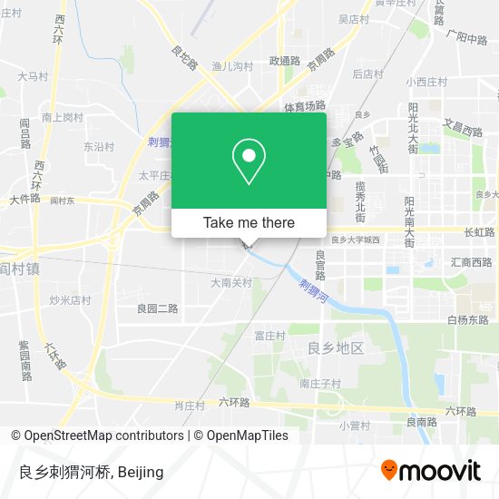 良乡刺猬河桥 map