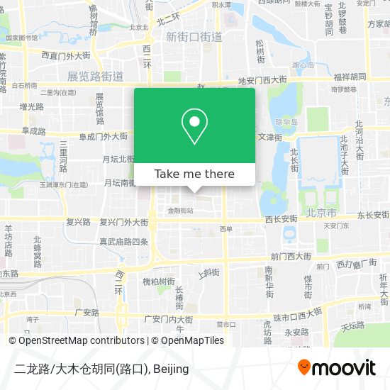 二龙路/大木仓胡同(路口) map