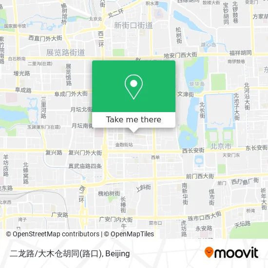 二龙路/大木仓胡同(路口) map