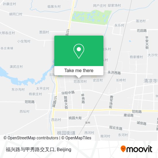 福兴路与甲秀路交叉口 map
