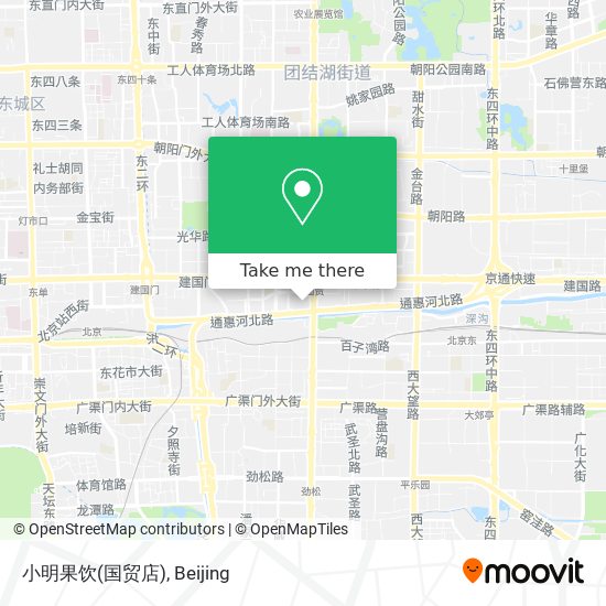 小明果饮(国贸店) map