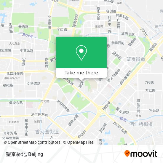 望京桥北 map