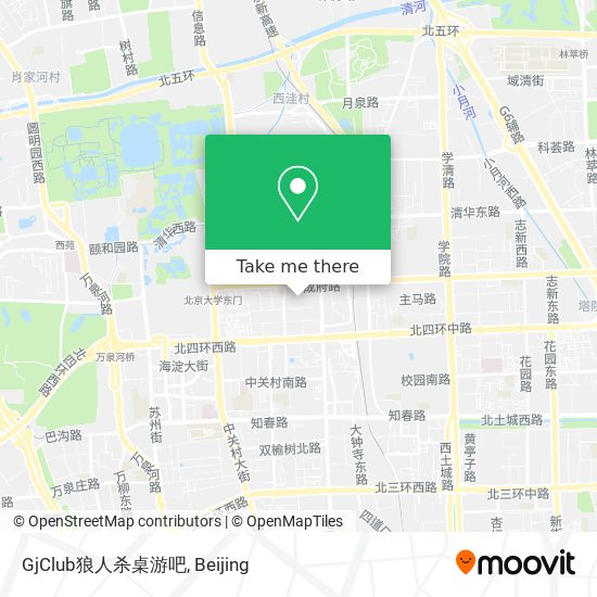 GjClub狼人杀桌游吧 map