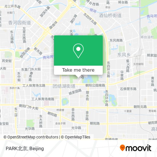 PARK北京 map