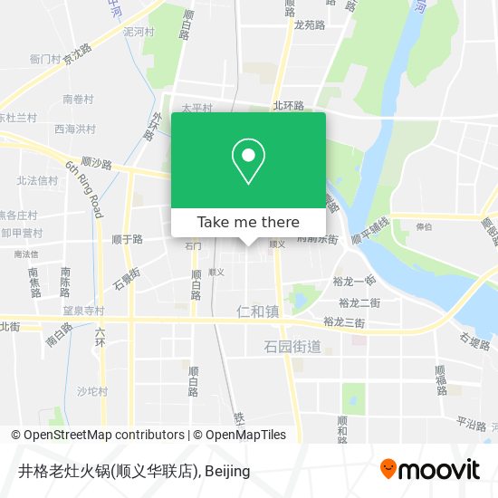 井格老灶火锅(顺义华联店) map