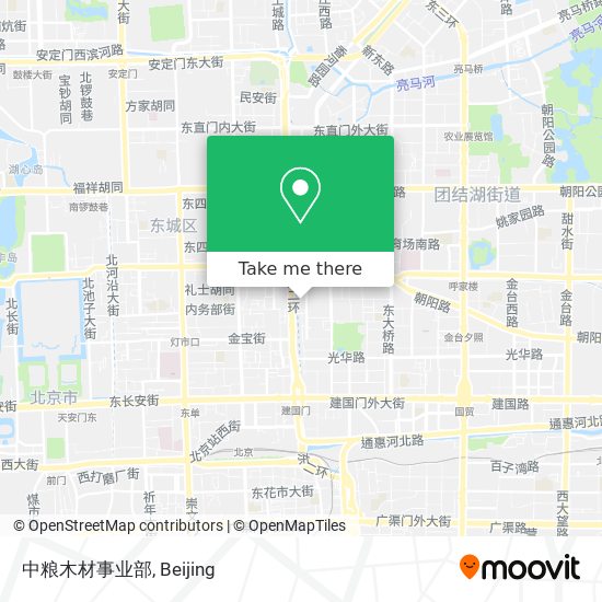中粮木材事业部 map