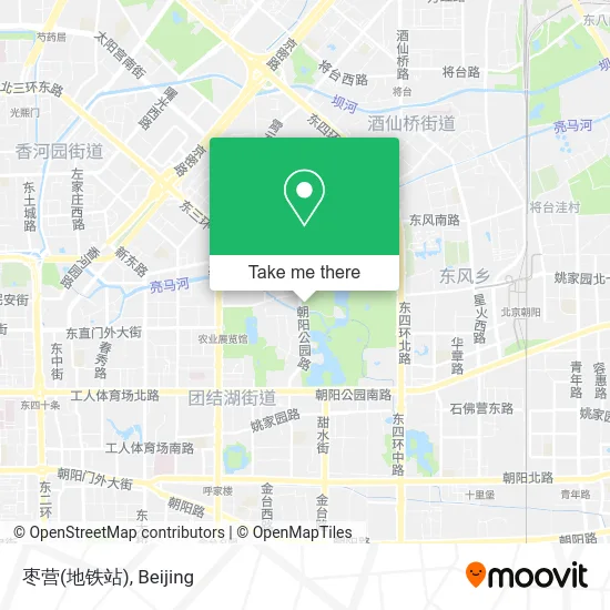 枣营(地铁站) map