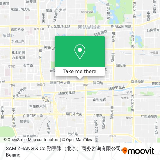 SAM ZHANG & Co 翔宇张（北京）商务咨询有限公司 map