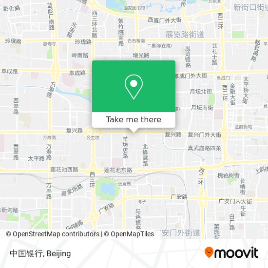 中国银行 map