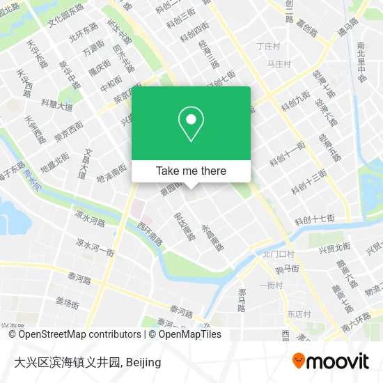 大兴区滨海镇义井园 map
