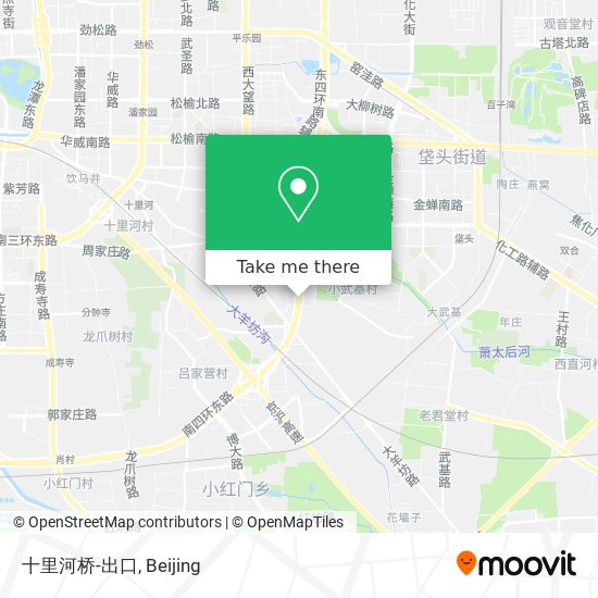 十里河桥-出口 map
