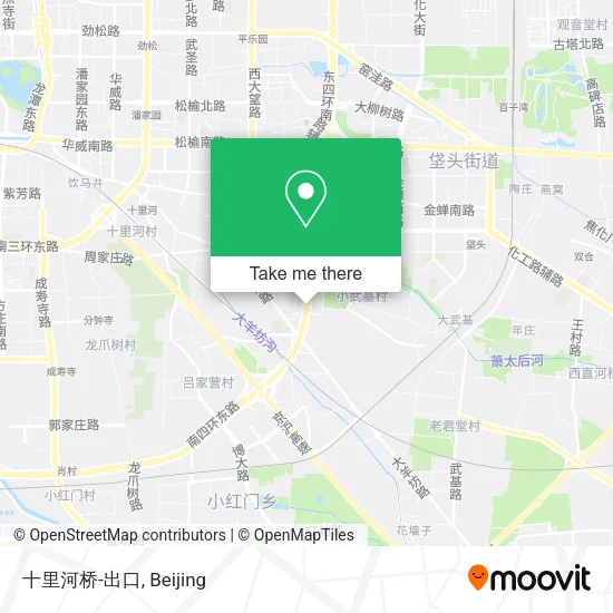 十里河桥-出口 map