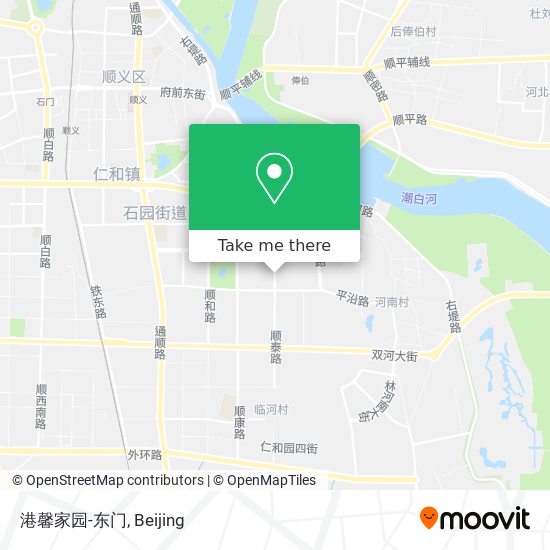 港馨家园-东门 map