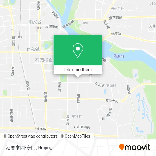港馨家园-东门 map