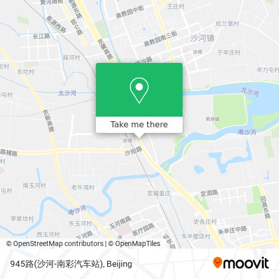 945路(沙河-南彩汽车站) map