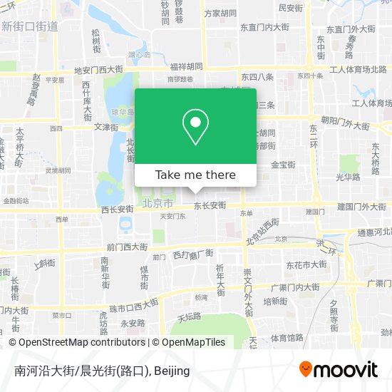 南河沿大街/晨光街(路口) map