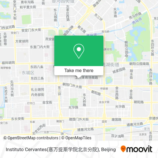 Instituto Cervantes(塞万提斯学院北京分院) map