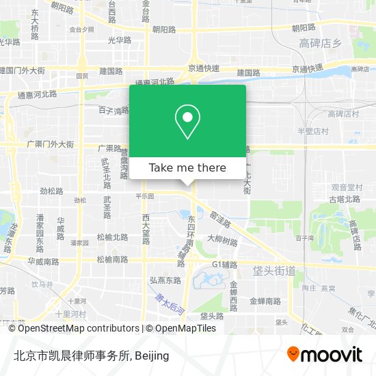 北京市凯晨律师事务所 map