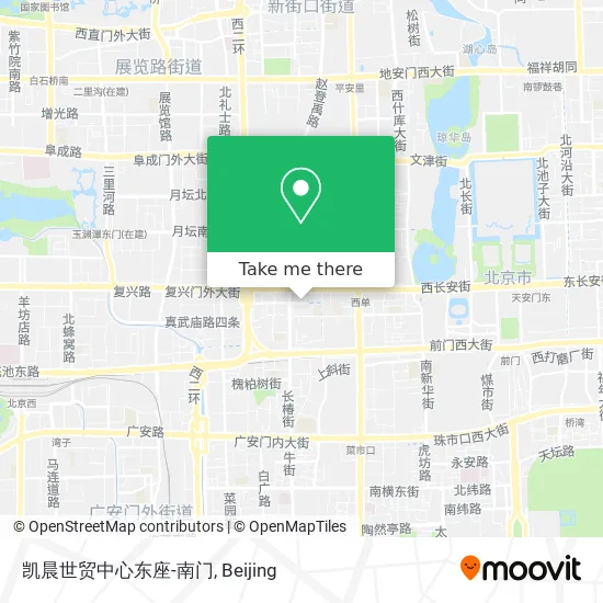 凯晨世贸中心东座-南门 map