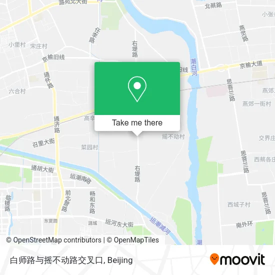 白师路与摇不动路交叉口 map