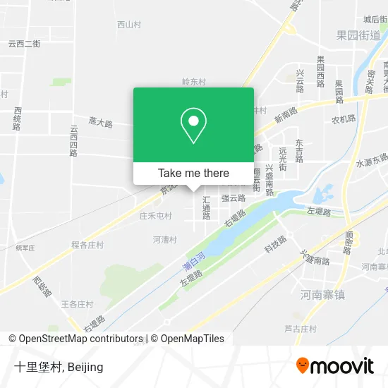 十里堡村 map