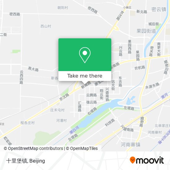 十里堡镇 map