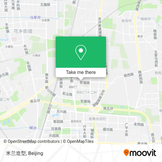 米兰造型 map