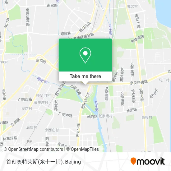 首创奥特莱斯(东十一门) map