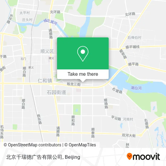 北京千瑞德广告有限公司 map