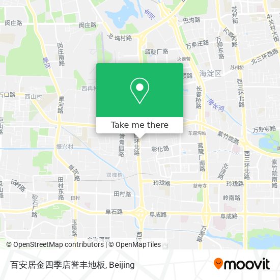 百安居金四季店誉丰地板 map