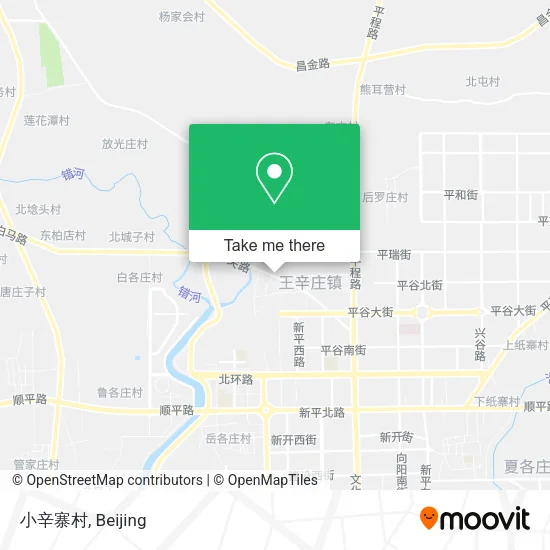 小辛寨村 map