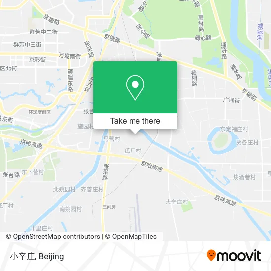 小辛庄 map