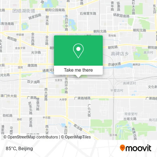 85°C map