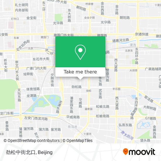 劲松中街北口 map