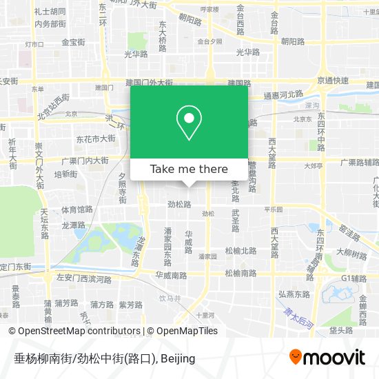 垂杨柳南街/劲松中街(路口) map