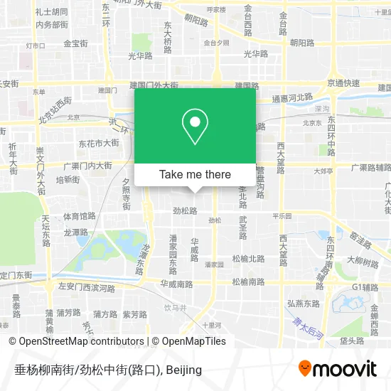垂杨柳南街/劲松中街(路口) map