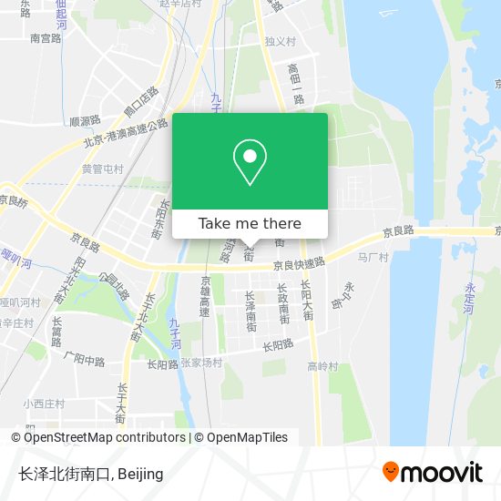 长泽北街南口 map