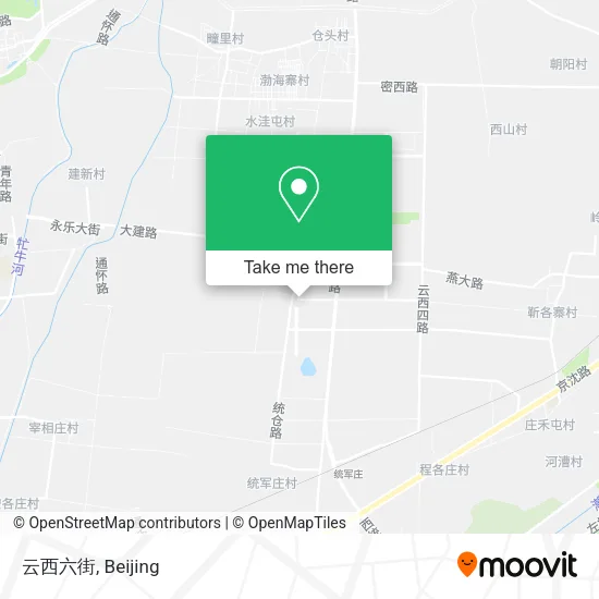 云西六街 map