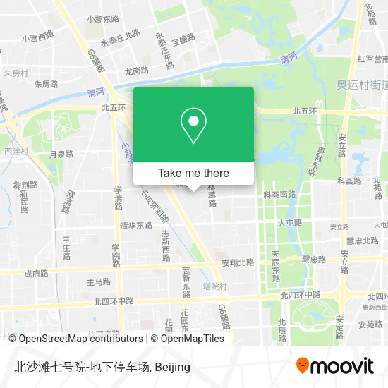 北沙滩七号院-地下停车场 map
