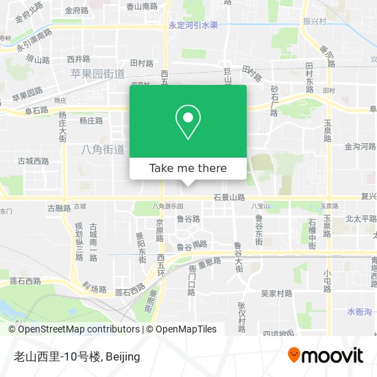 老山西里-10号楼 map