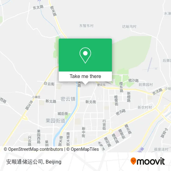 安顺通储运公司 map
