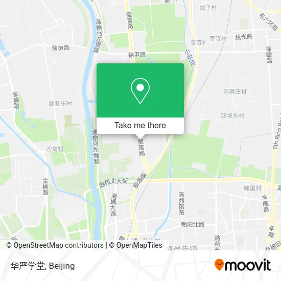 华严学堂 map